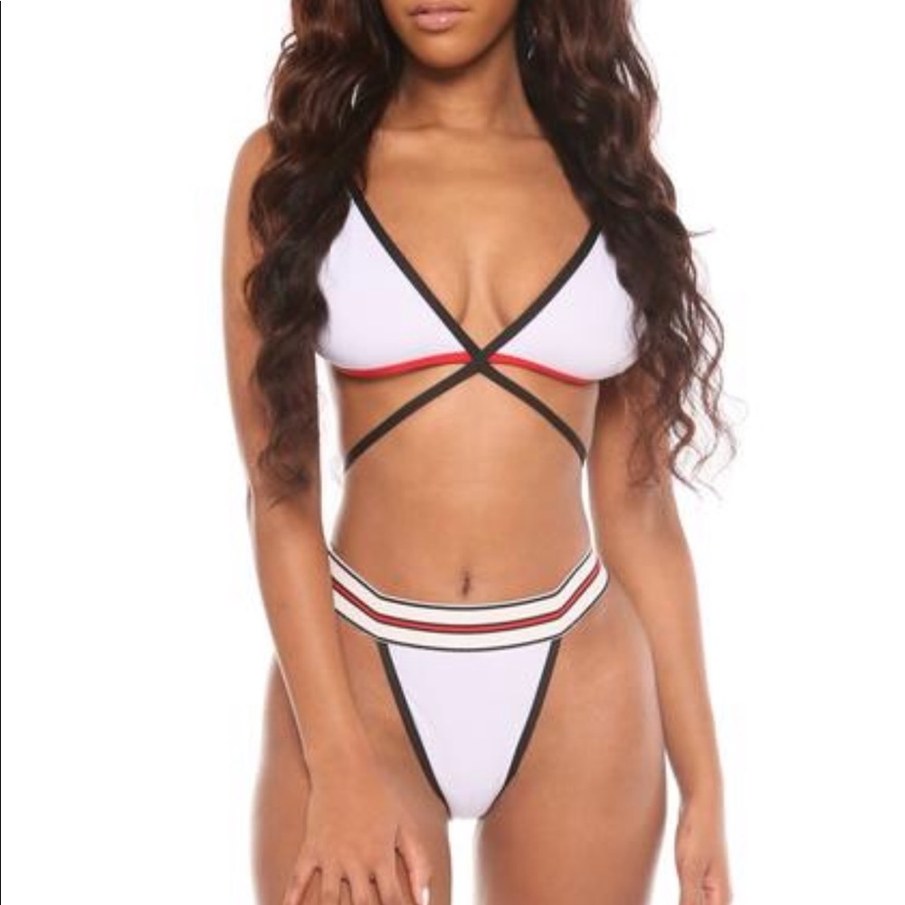 Two piece bathing suit